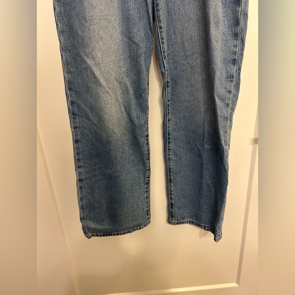 Like New Levi Ribcage High Rise Straight Jeans - Picture 3 of 11